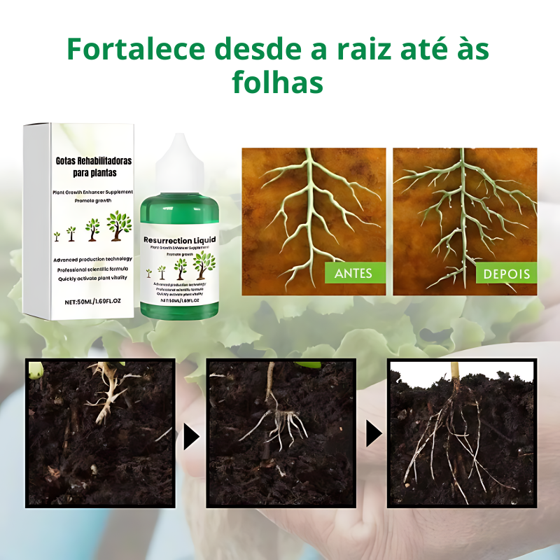 GOTAS REABILITADORAS PARA PLANTAS PLANTSREHAB™
