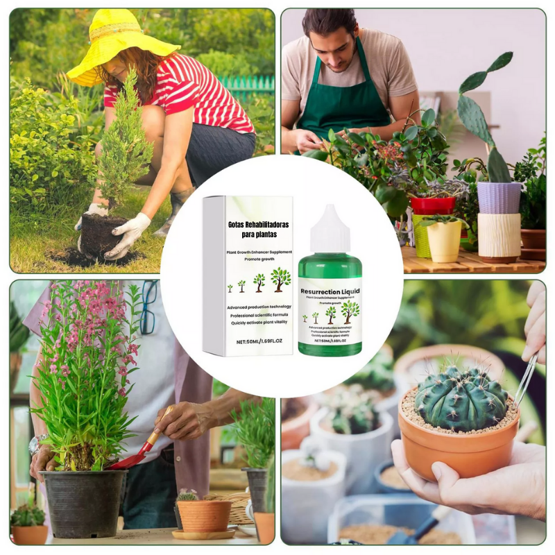 GOTAS REABILITADORAS PARA PLANTAS PLANTSREHAB™