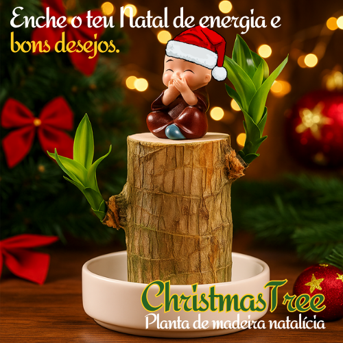 ChristmasTree: Planta de madeira natal da sorte